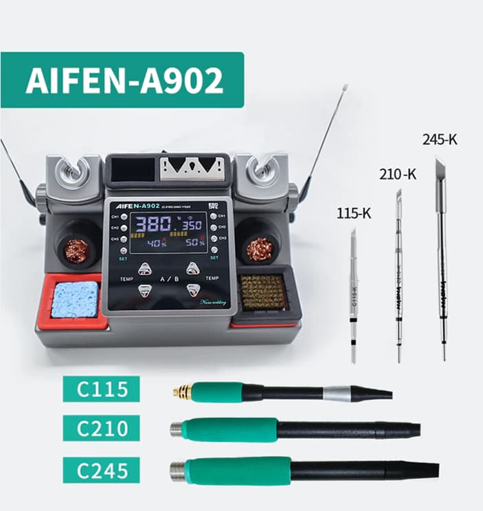 هویه دو قلو Aifen A902 با 3 دسته T115 T210 T245