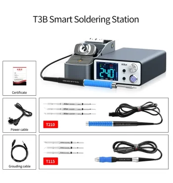 T3B 96W Micro Soldering Station With T210, T115 Handle