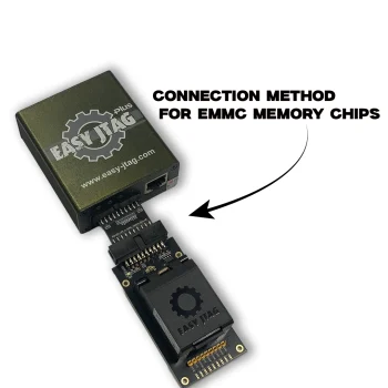 easy-jtag-Connection method for emmc memory chips